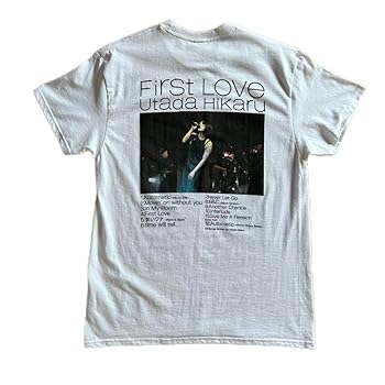 Amazon.co.jp: Lサイズ 宇多田ヒカル FIRST LOVE Tシャツ SDP